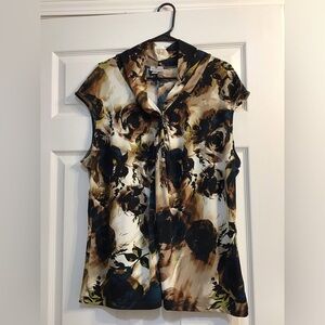 Sleeveless Worthington Floral Top